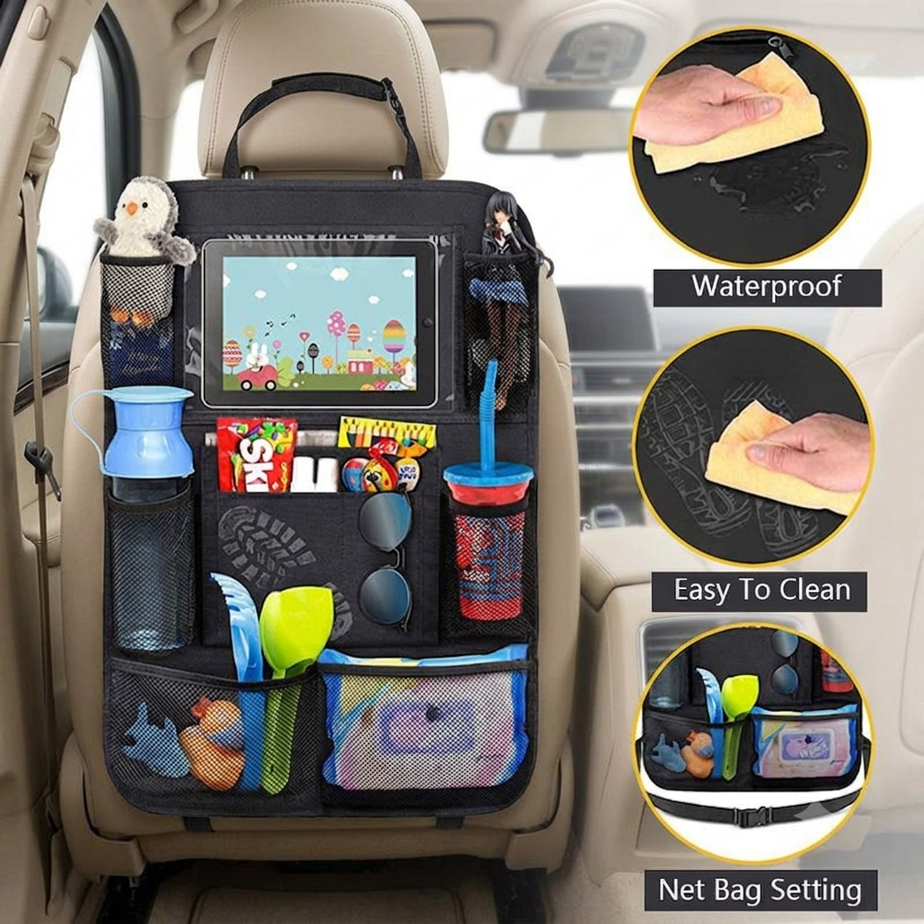 Car Backseat Storage Organizer - Waterproof Oxford Fabric Pocket