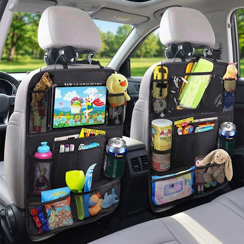 Car Backseat Storage Organizer - Waterproof Oxford Fabric Pocket